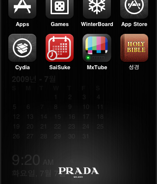 iPod Touch _ Prada Theme